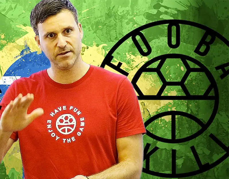 FooBaSKILL coach introducing training videos on YouTube